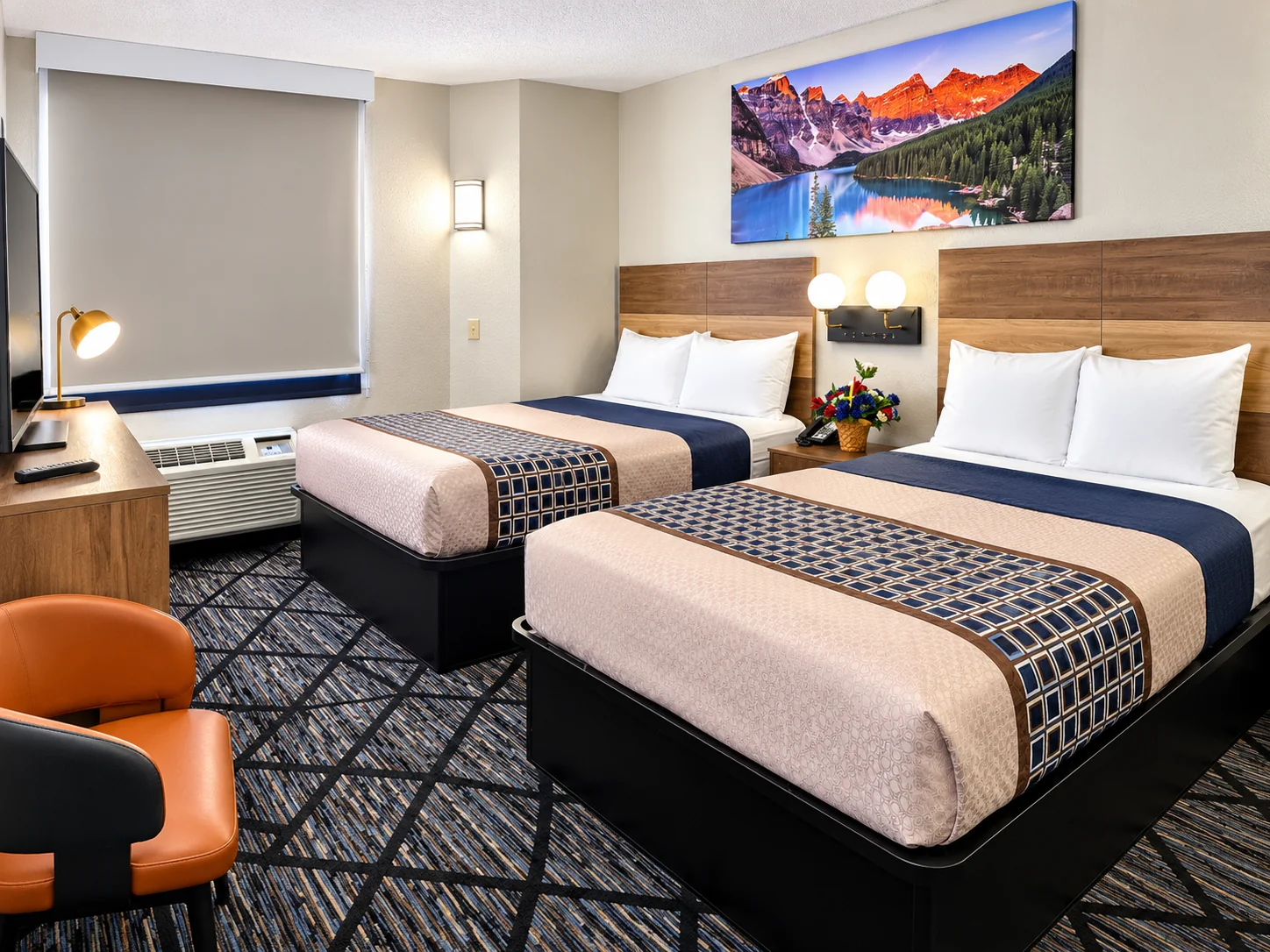Two Full Beds at Heartland Inn & Suites